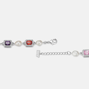 Elegante Brazalete de Tenis Unisex con Dijes de Diamantes Dorados - Regalo - Product Image 4