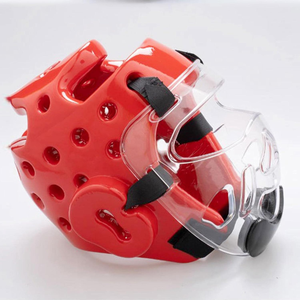 Máscara de Karate para adultos Protector desmontable Cubierta de cabeza de engranaje, Engrosamiento de escudo facial para Artes Marciales Boxeo Sparring - Product Image 5