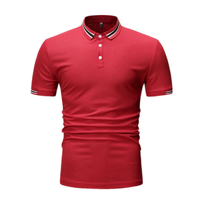 Polo homme personnalisé avec logo brodé ou imprimé Polo homme tissu évacuant l'humidité parfait pour l'été Polo homme - Product Image 1