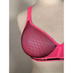 Soutien-gorge de sport rouge avec rembourrage dans le dos Vêtements d'entraînement confortables - Product Image 4