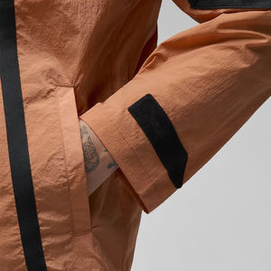 Dernières vestes coupe-vent en toile personnalisées de style High Street Pull Sweat à capuche extérieur imperméable avec col montant et fermeture éclair sur le devant - Product Image 4