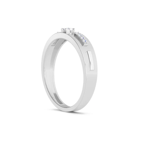 Anillo de Diamante Cultivado en Laboratorio de Primera Calidad para Hombre, Engaste de Racimo, Joyería Ética, Regalo de Lujo para Él, Compromiso, Aniversario - Product Image 3