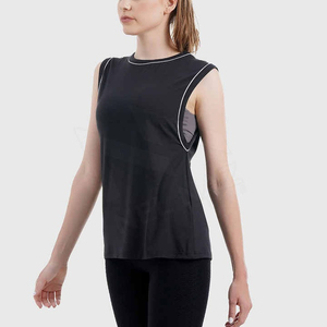 Débardeurs courts en tricot solide personnalisés pour femmes en gros sans manches en coton décontracté été hauts OEM/ODM usine grande taille disponible - Product Image 3