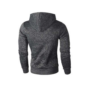 Sweat-shirt à capuche pour homme avec fermeture éclair intégrale, fermeture éclair bidirectionnelle, 100% coton, sweat-shirt à capuche en coton biologique, lourd, veste à capuche pour homme - Product Image 4