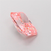 Vente en gros usine – Pierres synthétiques roses taille radiant cultivées en laboratoire, certifiées IGI, en vrac, pour bijoux haut de gamme (pendentifs, colliers, boucles d'oreilles)