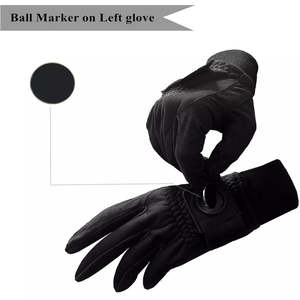 Gants de golf pour hommes en cuir Cabretta de haute qualité, respirants, paume souple, véritable peau de mouton, sport professionnel, vente en gros - Product Image 3