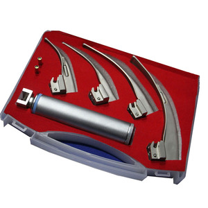 Laryngoscope manuel en acier inoxydable personnalisé en gros Source d'alimentation Laryngoscope à fibre optique à prix raisonnable - Product Image 4