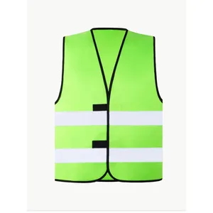 Gilet de sécurité personnalisé avec autocollants et lumières réfléchissants pour articles promotionnels - Product Image 3