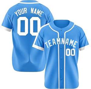 Diseño personalizado equipo uniformes de béisbol transpirable secado rápido antibacteriano precio bajo al por mayor mejor calidad - Product Image 5