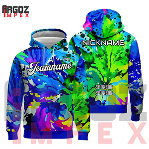 Sweats à capuche décontractés pour hommes en polyester 100% de qualité supérieure Graphiques imprimés par sublimation vibrants et motifs brodés pour l'hiver - Product Image 1