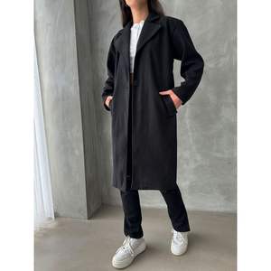 Abrigos de Mujer con Bolsillo Abotonado en Cachemira, Chaqueta al por Mayor - Product Image 6