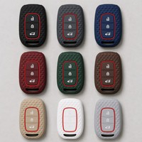 Housse de protection en silicone pour clé de voiture Renault Kwid Duster Sandero Logan Dacia, porte-clé télécommande à 3 boutons, noir rouge