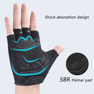 Gants de cyclisme demi-doigts de qualité supérieure, anti-chocs, pour le sport, le vélo, la musculation, style nouveau et tendance - Product Image 2