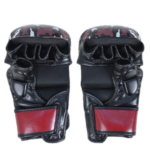 7oz MMA sparring training Gloves for grappling Kickboxing glove Adjustable wrist straps Customized fighting MMA glove - Product Image 3