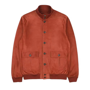 Men's Vintage <b>Winter</b> Loose Fit Outdoor Jacket with Pocket Canvas Stand Collar 100% Cotton Breathable Casual ODM Fashion - Product Image 1