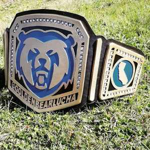 Ceinture de champion personnalisée Kivotech, durable et élégante, idéale pour la lutte, la boxe, les récompenses sportives et la promotion de marque. - Product Image 4