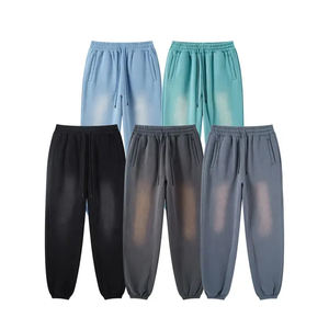 Wholesale Custom Made <b>Men's</b> Casual Sweatpants 100% Heavyweight Cotton Fleece Custom Logo Printing <b>Men's</b> Pants <b>Trousers</b> - Product Image 1