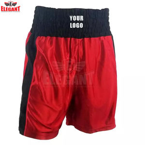 กางเกงชกมวยชาย พิมพ์โลโก้ตามสั่ง ดีไซน์ล่าสุด คุณภาพพรีเมียม พร้อมเอวยางยืดปรับได้ โดย Elegant Sports - Product Image 6