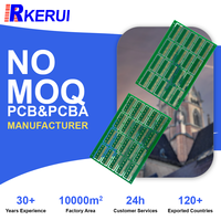 Circuit imprimé FR4 double face à 2 couches Kerui avec finition ENIG, fabricant de circuits imprimés sur mesure