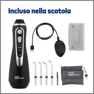 Hydropulseur avancé sans fil Waterpik avec 3 réglages de pression, dispositif d'élimination de la plaque, idéal pour les voyages (WP-582EU) - Product Image 2