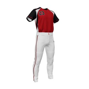 Torneos Match Teamwear Jersey Pantalones Diseño de logotipo personalizado Poliéster ligero Secado rápido Conjuntos de uniformes de béisbol universitario - Product Image 6