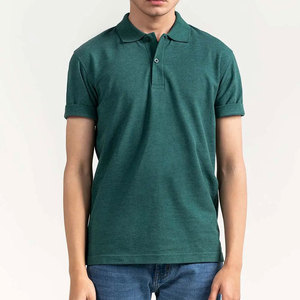 เสื้อโปโลสีดำสำหรับผู้ชายเสื้อยืดดีไซน์กีฬาแบบเรียบออกแบบได้ตามต้องการ - Product Image 5