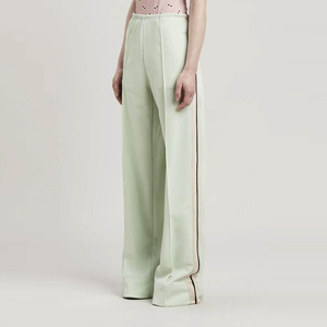 กางเกงเข้ารูปปลายบานแห้งเร็วของผู้หญิงสำหรับฤดูร้อน2025เอวสูงไซส์ใหญ่พิเศษสีใหม่ให้บริการ OEM - Product Image 6