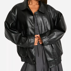 Chaquetas de Cuero Genuino Clásicas, Nuevo Diseño, Chaqueta de Cuero para Mujer, Chaqueta de Cuero de Alta Calidad para Mujer en Venta - Product Image 1