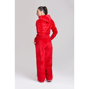 Chándal con capucha y cremallera de felpa informal para mujer - Product Image 1