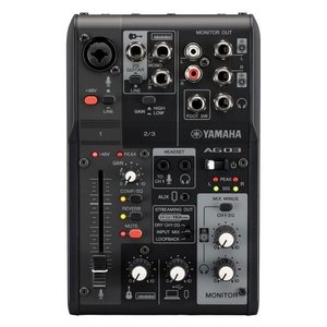 Interfaccia audio AG SERIES Live Streaming Mixer <b>Black</b> AG03MK2 - Product Image 3