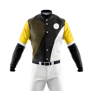 Uniforme de béisbol de manga corta para hombre de alta calidad para ropa deportiva/sublimación nombre del equipo Logo conjuntos de uniformes de béisbol transpirables - Product Image 4