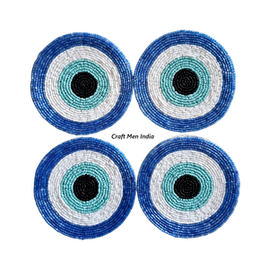 Sous-verre artisanal écologique en perles, motif patins à roulettes, rose et gris, épaisseur 10 mm, pour la protection décorative de table - Product Image 6