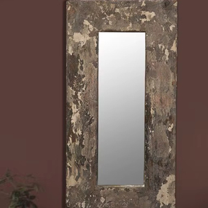 Espejo de Pared Decorativo Moderno con Madera y Vidrio |   Ocasiones de Boda y Pascua |   Suministro Directo de Fábrica al por Mayor - Product Image 1