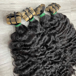 ¡No hay cobertizo! Cinta de pelo vietnamita sin procesar, Pelo Rizado birmano, suave y sin cobertizo, extensiones de cabello con cinta de Venta caliente - Product Image 5