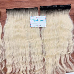 Vente en gros d'extensions de cheveux vietnamiens 100% humains Soyeux Vague Droite Clip-In Remy Tissage sans couture Tissage de cheveux teints - Product Image 4
