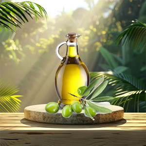 Aceite de Oliva Virgen Extra puro 100% con altos antioxidantes Aceite saludable prensado en frío natural para la piel y el cabello también 500ml 1L 4L - Product Image 1