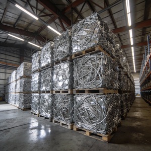 เศษลวดอะลูมิเนียมเกรดสูง 6063  อะลูมิเนียมเงา  แบบมัดก้อนอัด สำหรับการผลิตโลหะผสมและการรีไซเคิล - Product Image 1