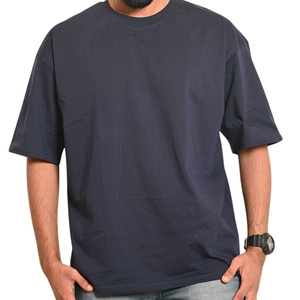 Vente en gros OEM T shirt pour hommes de couleur unie T shirts de haute qualité en coton biologique de différentes couleurs T-shirt lourd - Product Image 6