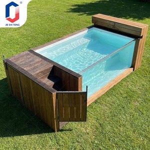 Piscina Moderna en Contenedor con Ventana de Vidrio, Bomba, Filtro y Calentador, Piscina Residencial para Exteriores - Product Image 2
