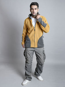 Chaqueta de lana Sherpa de invierno para hombre hecha a medida de alta calidad Nuevo estilo Poliéster polar con cierre de cremallera Talla XL - Product Image 2