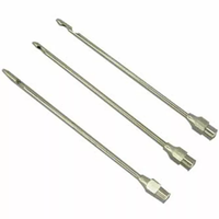 Aiguilles à perfusion pis 3 pièces ensemble extrémité émoussée réutilisable qualité supérieure vache mouton chèvre bétail Instrument vétérinaire pour animal