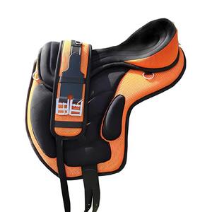 Comfortable AHRAN Industries Western Horse Saddle Wood Tree for Trail Riding Training <b>Roping</b> High Grip Seat Secure Girth Genuine - Product Image 6