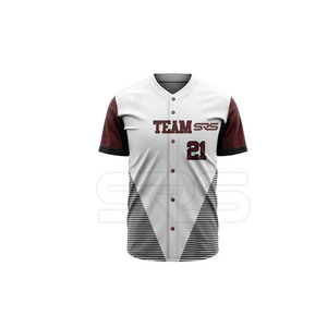 Uniformes de baseball de conception unique fabriqués en usine uniformes de baseball imprimés de logo personnalisé pour unisexe - Product Image 5