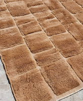 Tapis en laine marocaine fait à la main brun Beni Mrirt tapis marocain tissé à la main jute fait à la main décor à la maison OEM