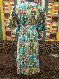 Caftán de algodón blanco de talla grande personalizado, chaqueta pareo extragrande con estampado floral de verano, traje de baño cómodo para la playa - Product Image 5