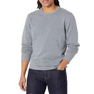 Sudadera unisex de invierno de algodón pesado 100%, jersey de cuello redondo con logotipo personalizado, diseño de bordado sólido, ropa en blanco de diseñador - Product Image 1