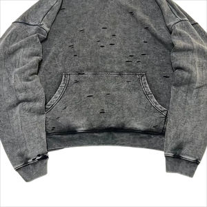 Sudadera con Capucha de Tela de Felpa, Sudadera con Capucha con Técnica de Lavado - Product Image 5