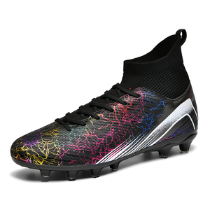 <span class=keywords><strong>Chaussures</strong></span> de football professionnelles pour adultes en gros, tige en PU, antidérapantes, à crampons, pour l'extérieur - Product Image 1