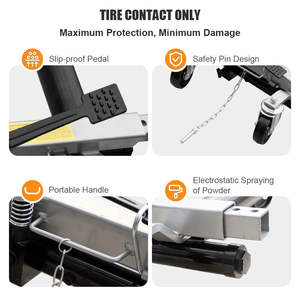 Nuevo Juego de Gato Mecánico para Ruedas de Automóvil CE 4T, Capacidad de 1500 LB, Herramienta para Mover Vehículos - Product Image 2