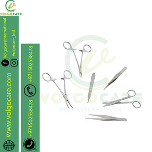 Kit de suture dentaire chirurgicale en acier inoxydable Forceps Gum Cutting Gingival Suture Practice Student Suture Dissection kit - Product Image 6